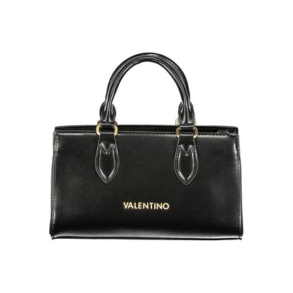 Black Polyethylene Women Handbag