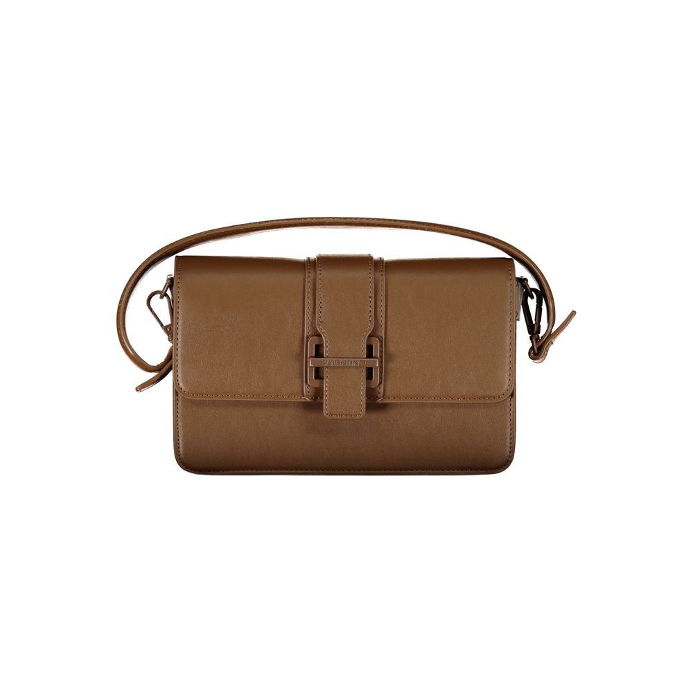 Brown Polyethylene Women Handbag