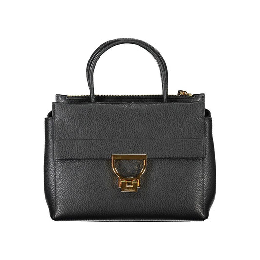 Black Leather Women Handbag