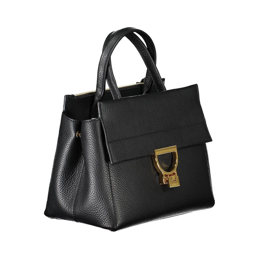 Black Leather Women Handbag