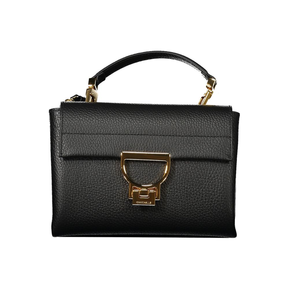 Black Leather Women Handbag