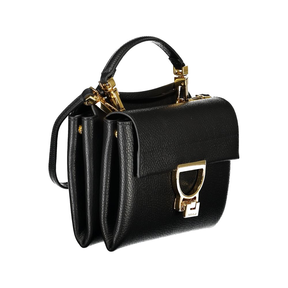 Black Leather Women Handbag