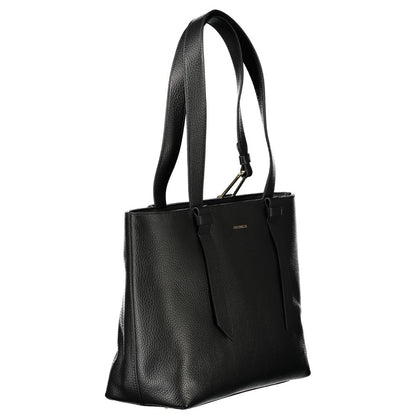 Black Leather Women Handbag