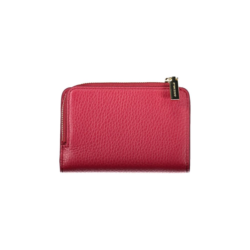 Red Leather Women Wallet