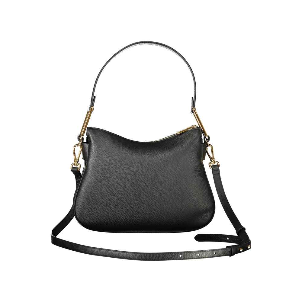 Black Leather Women Handbag