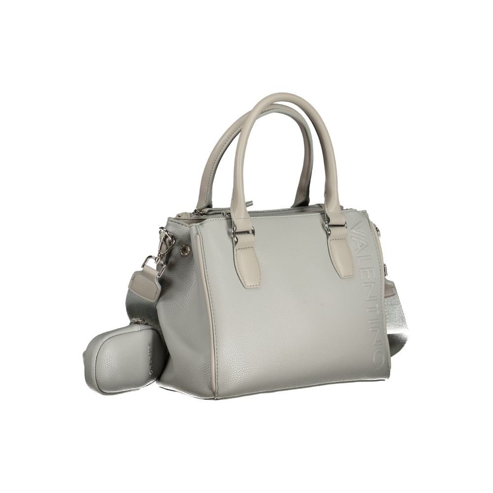 Gray Polyethylene Handbag