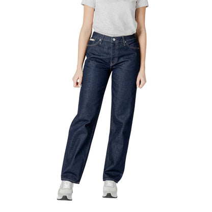 Blue Cotton Jeans & Pant