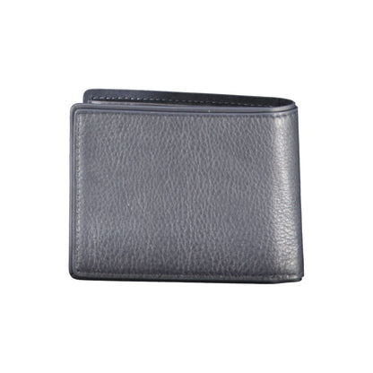 Blue Leather Wallet