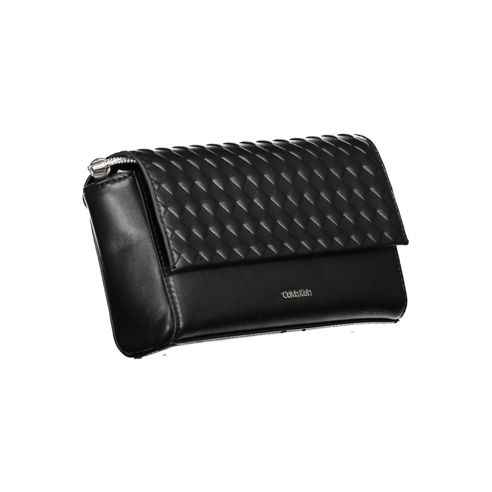 Black Polyester Handbag