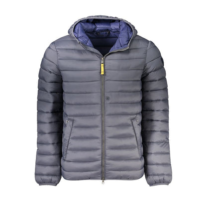 Gray Polyamide Men Jacket