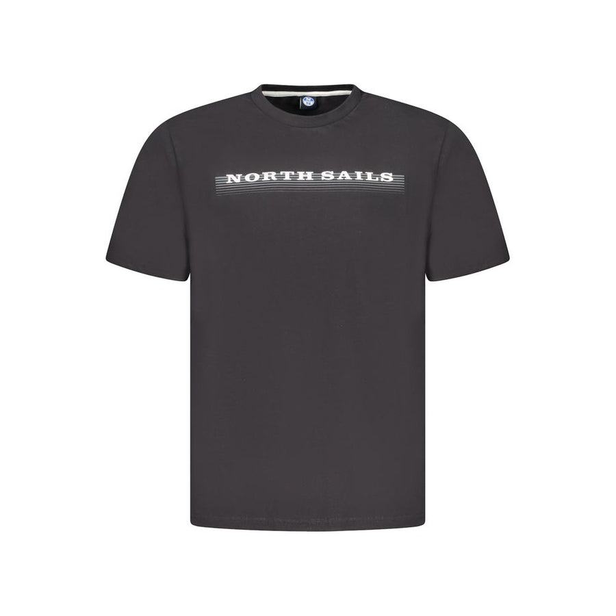 Black Cotton Men TShirt