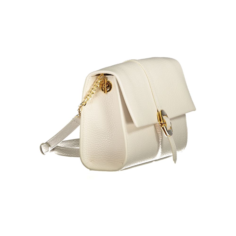 White Leather Handbag