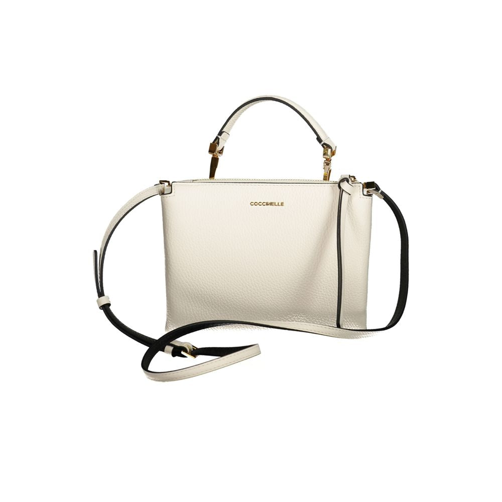 White Leather Handbag