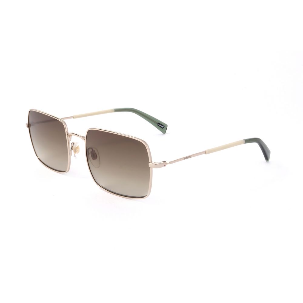 Gold Stainless Steel Sunglasses