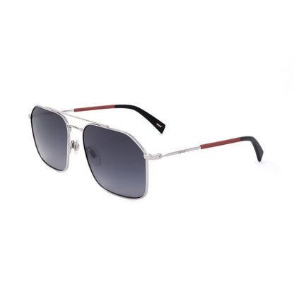 Gray Stainless Steel Sunglasses