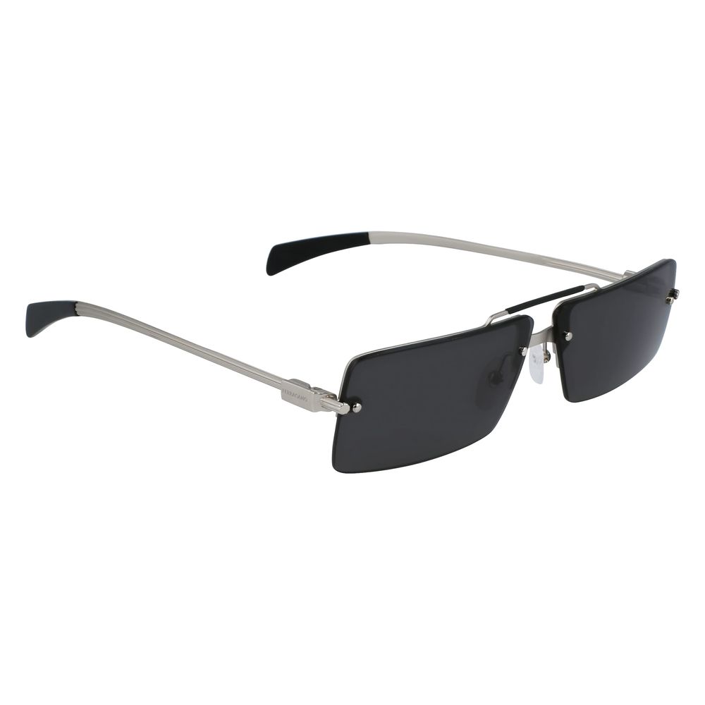 Gray Metal Sunglasses