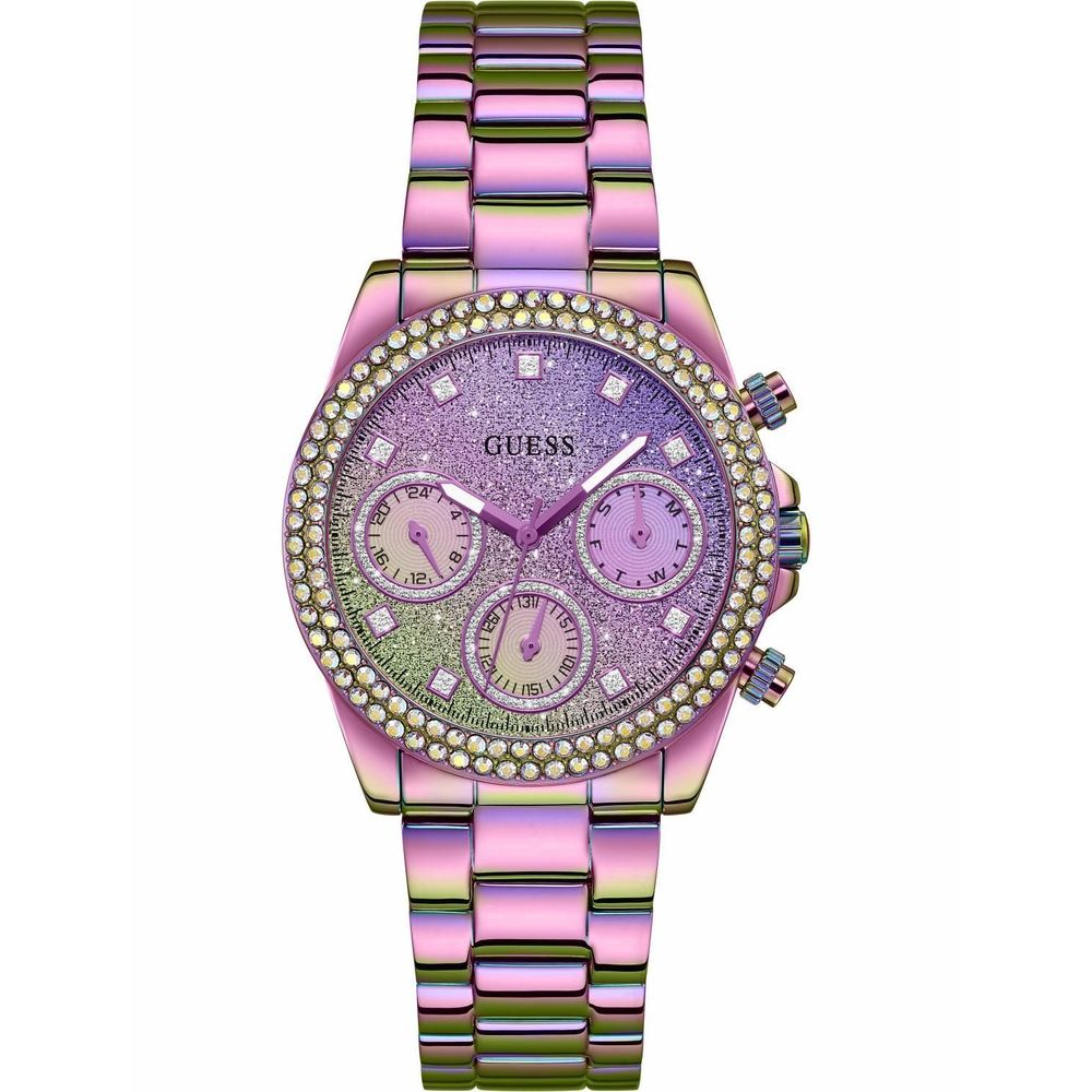 Purple Stainless Steel Watch