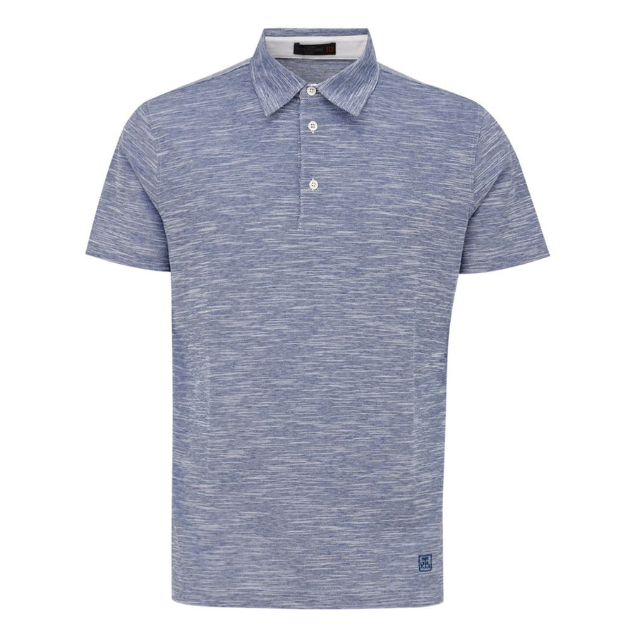 Light Blue Cotton Polo Shirt