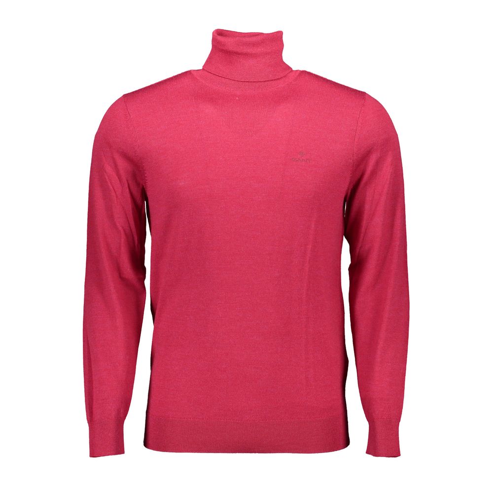 Red Wool Men Sweater