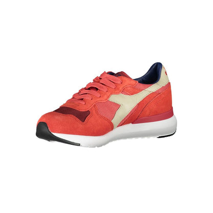 Red Leather Women Sneaker