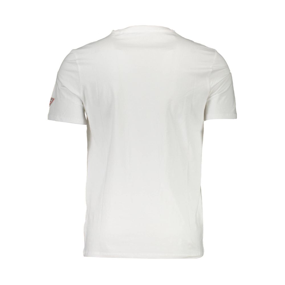 White Cotton Men T-Shirt