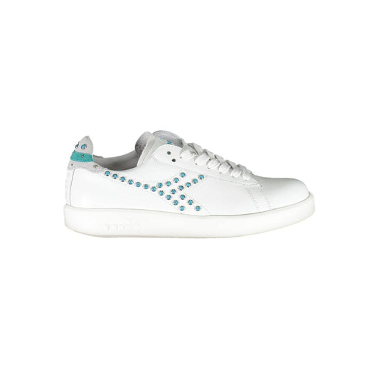 White Leather Women Sneaker