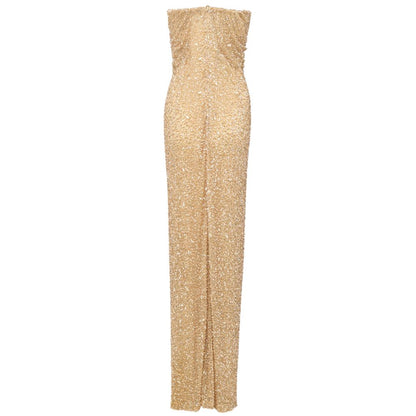 Beige Viscose Dress