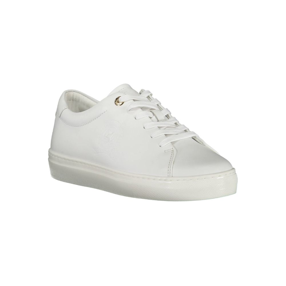 White Leather Women Sneaker