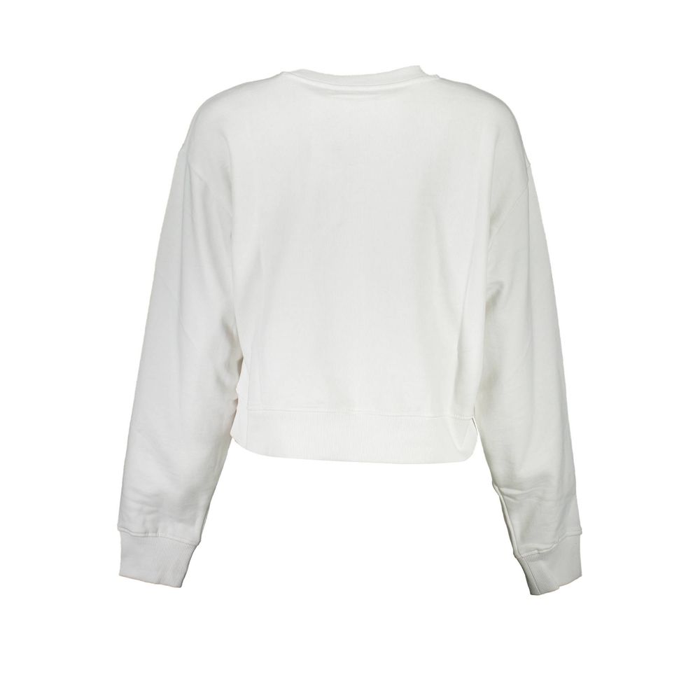 White Cotton Women Sweater