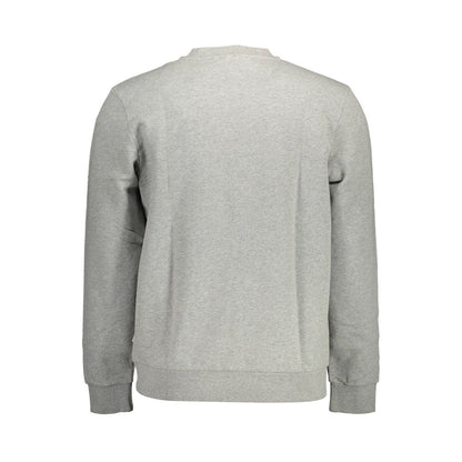 Gray Cotton Men Sweater