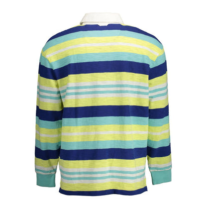 Yellow Cotton Men Polo Shirt