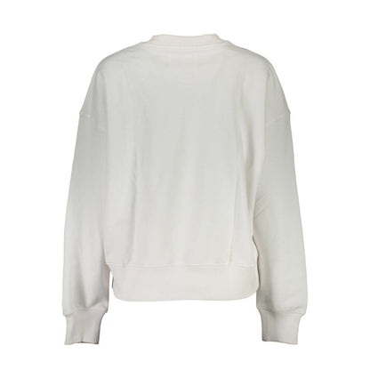 White Cotton Women Sweater