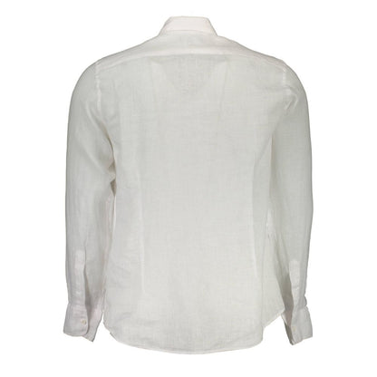 White Linen Men Shirt