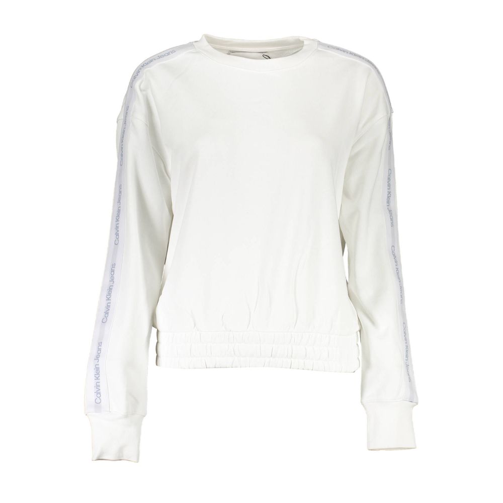 White Cotton Women Sweater