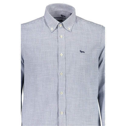 Light Blue Cotton Men Shirt