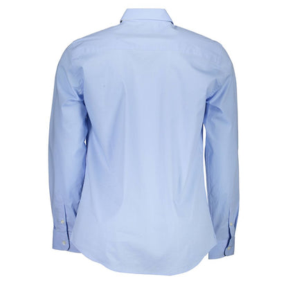 Light Blue Cotton Men Shirt