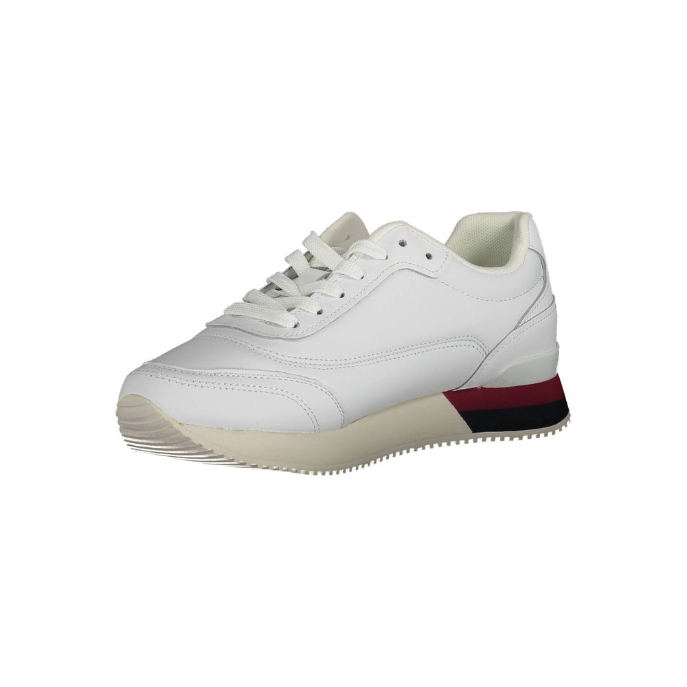 White Leather Women Sneaker