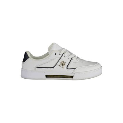 White Leather Women Sneaker