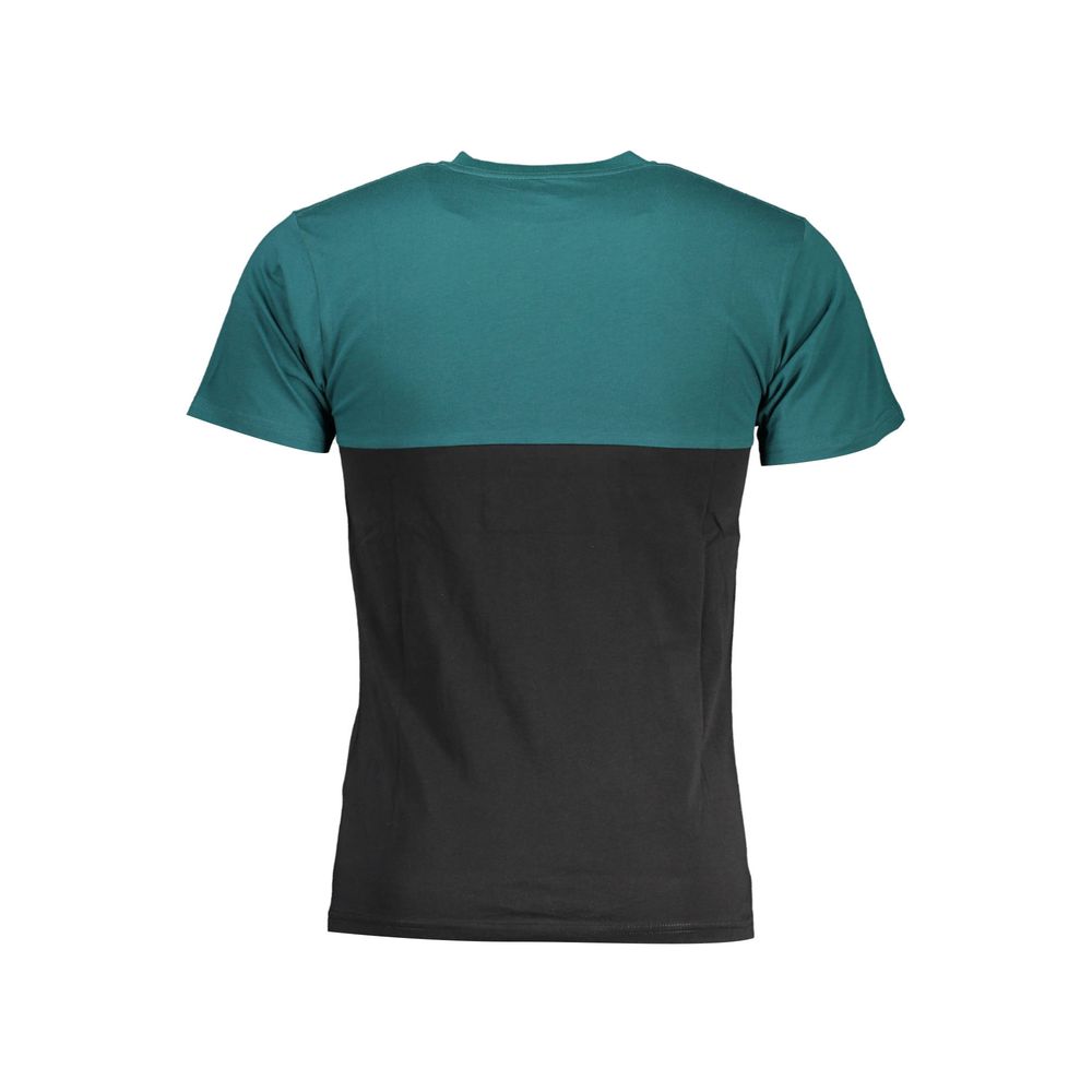 Green Cotton Men T-Shirt