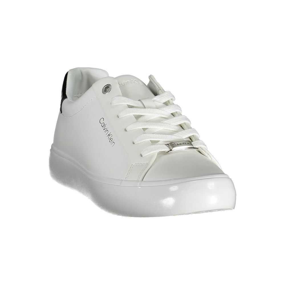 White Leather Women Sneaker