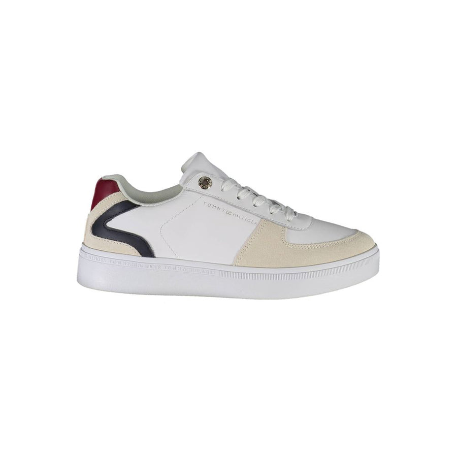 White Leather Women Sneaker