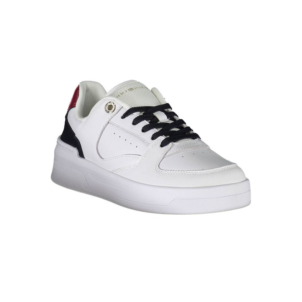 White Leather Women Sneaker