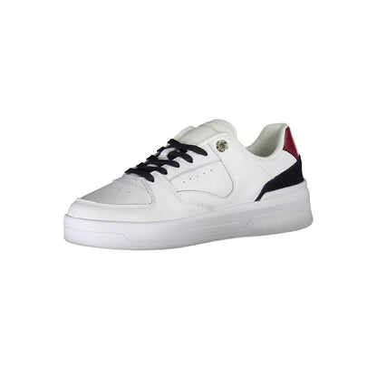 White Leather Women Sneaker