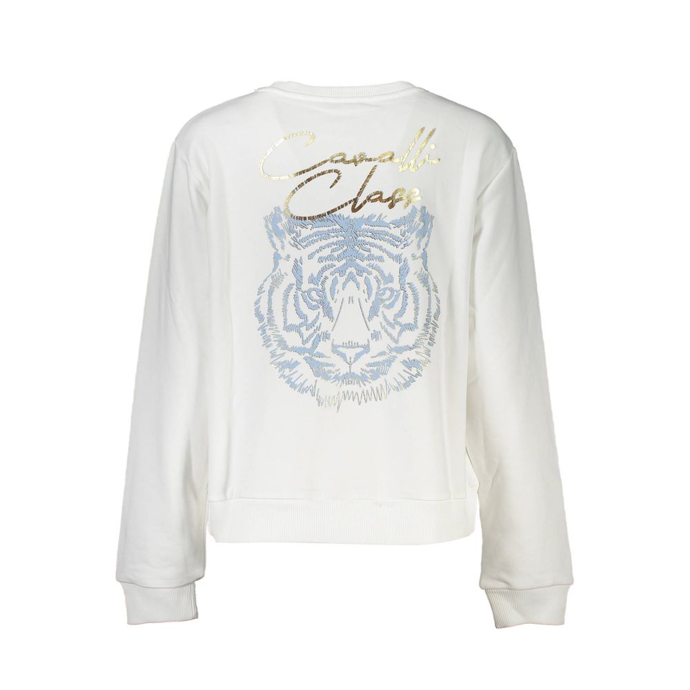 White Cotton Women Sweater