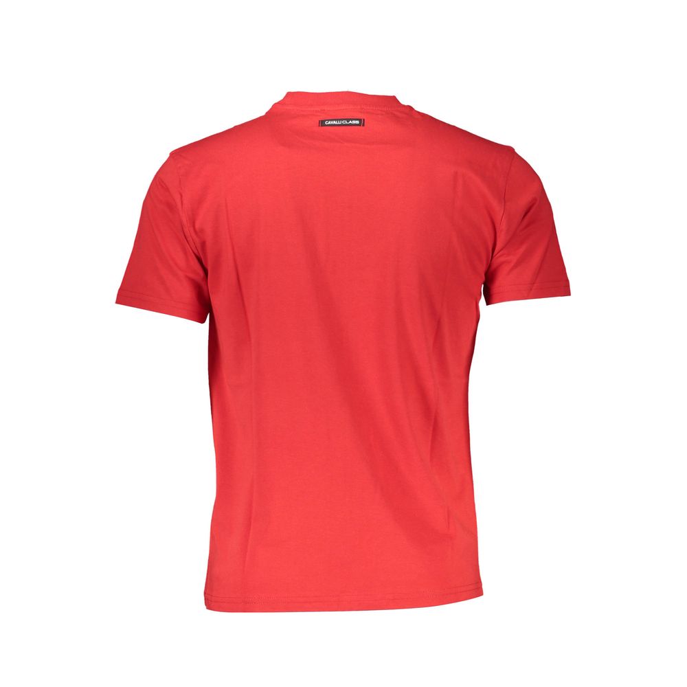 Red Cotton Men T-Shirt