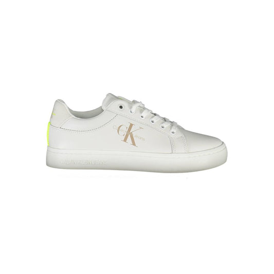 White Leather Women Sneaker