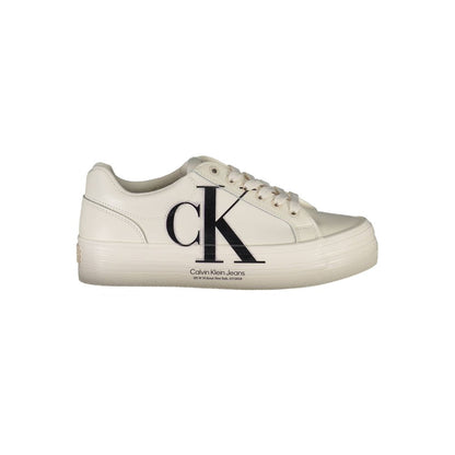 White Leather Women Sneaker