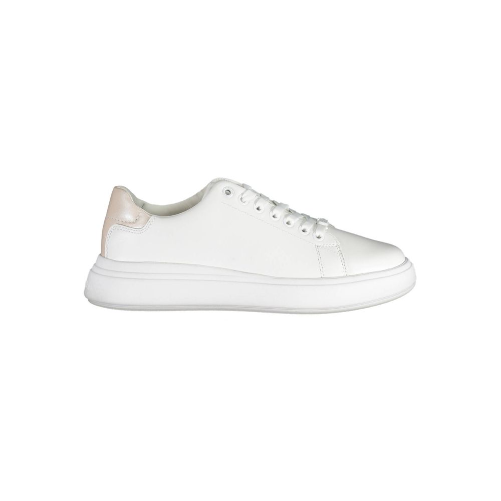 White Leather Women Sneaker