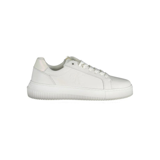 White Leather Women Sneaker