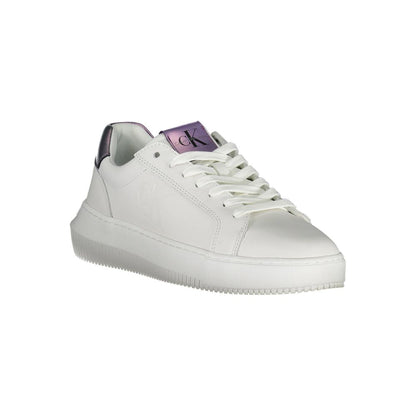 White Leather Women Sneaker